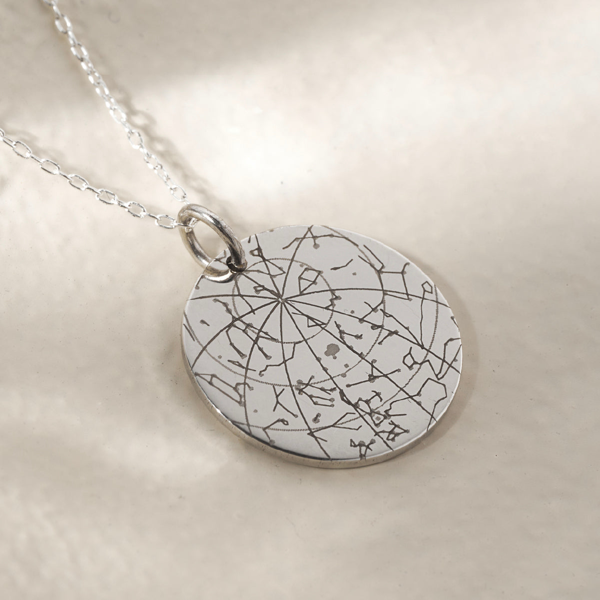 Maps for Moments - Special date star map necklace