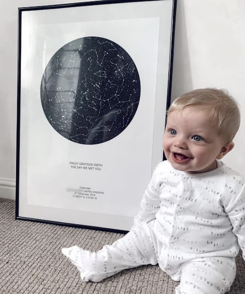 Newborn Star Maps | Personalised Baby Gifts – Maps for Moments