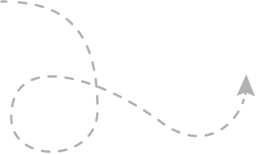 squiggly arrow