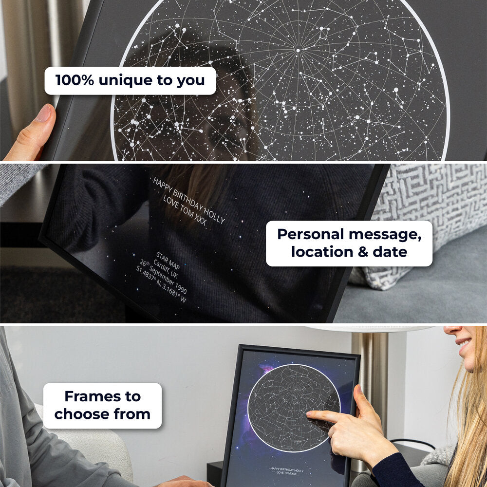 Personalised star map product photo 2