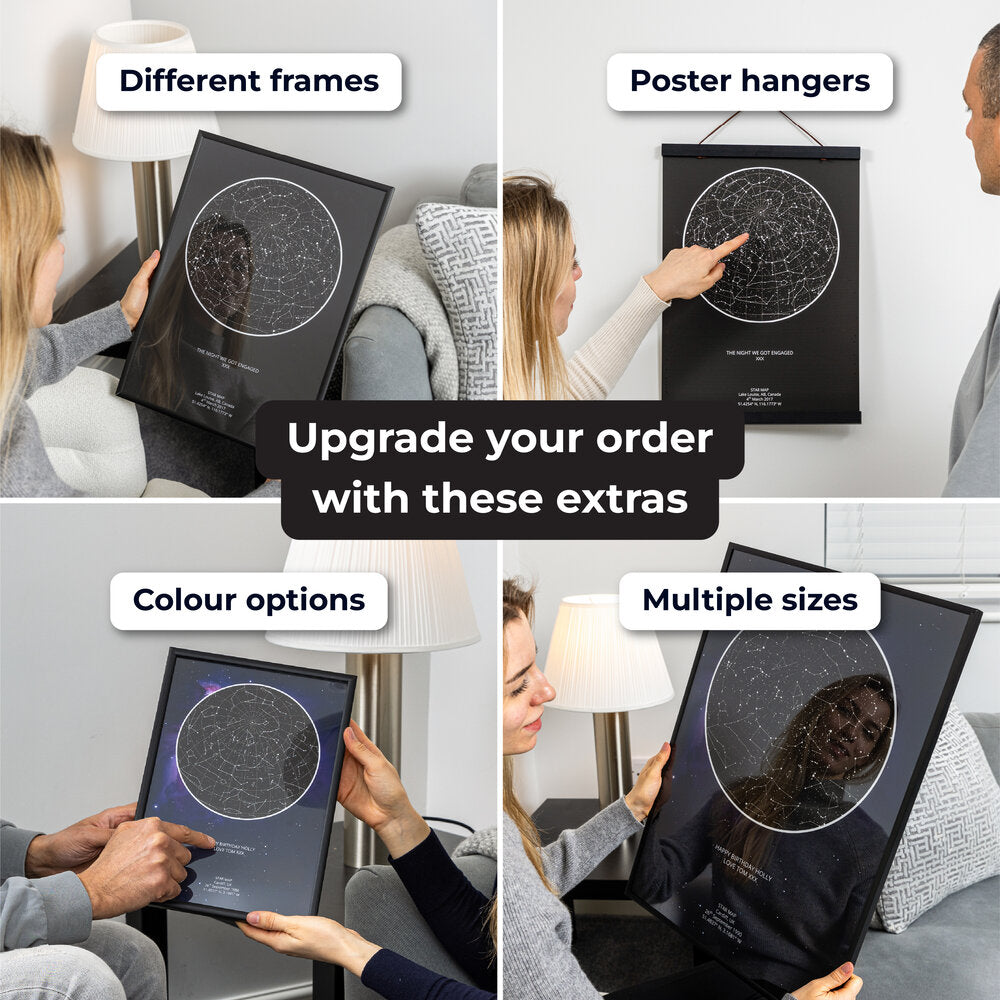 Personalised star map product photo 3